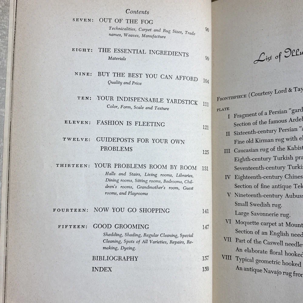 The Rug and Carpet‎ Book  by Mildred Jackson O'Brien  HB  1946. First Printing